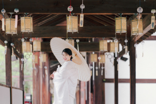 夏の萬福寺ロケ