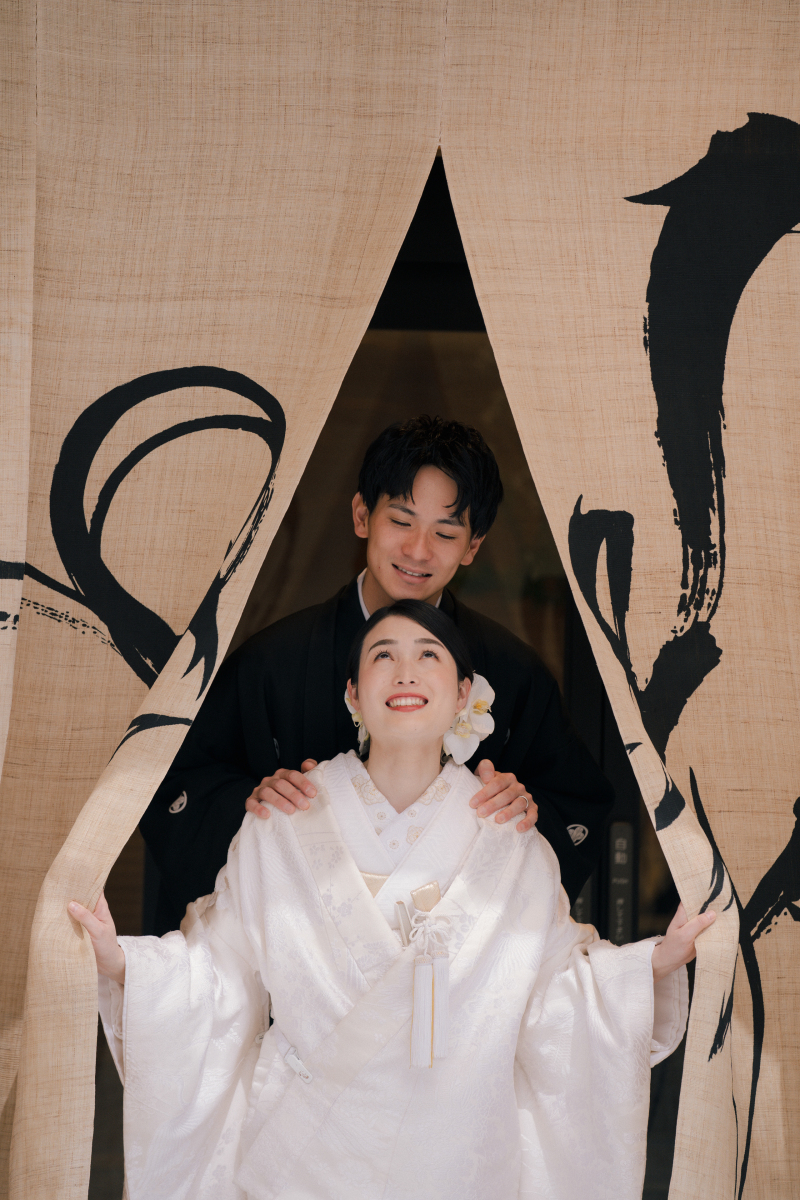 ラストは暖簾前！