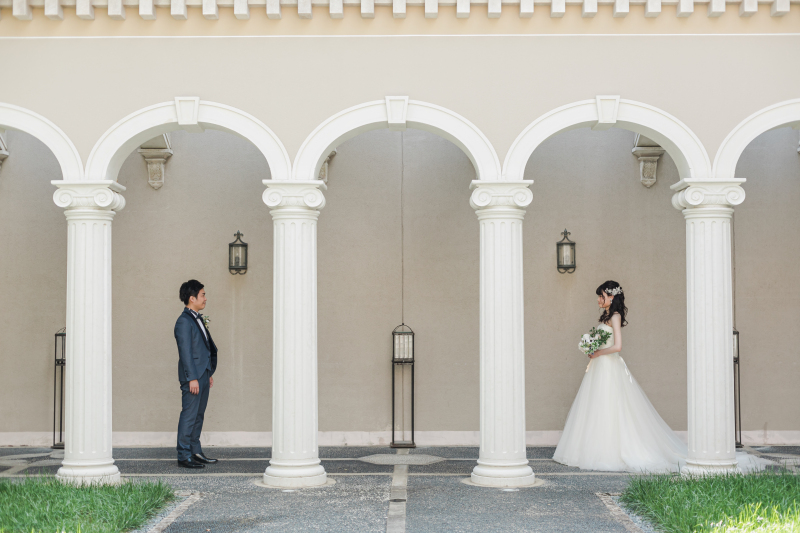 教会で前撮りとミニ挙式付きの特別な思い出を