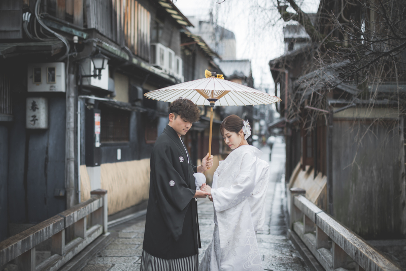 しっとりとした京都の街並み