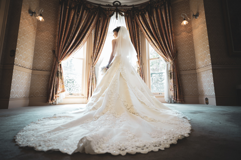 後ろ姿も美しい