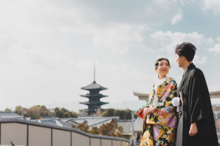 京都の街並みを感じるロケーション