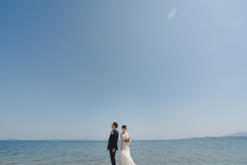雲ひとつない青空