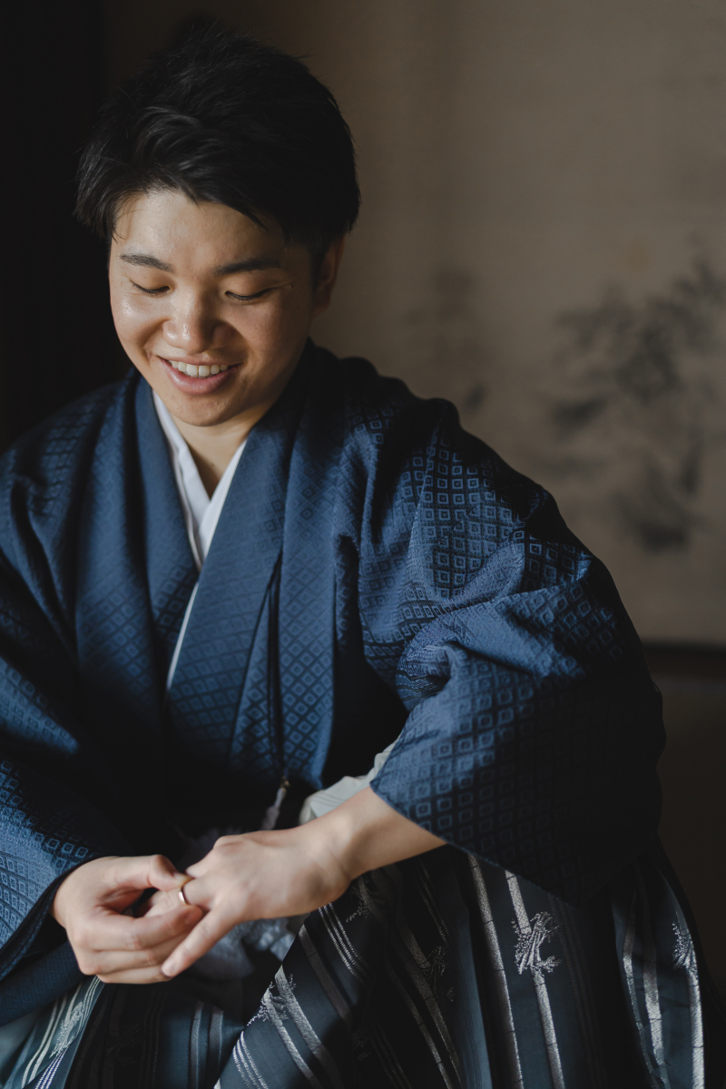 新郎ソロショット