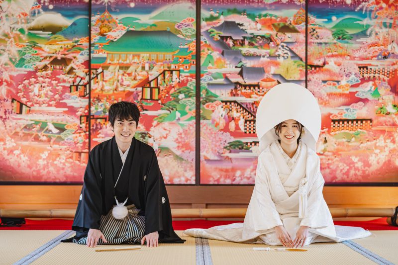 やっぱり外せない正座ショット