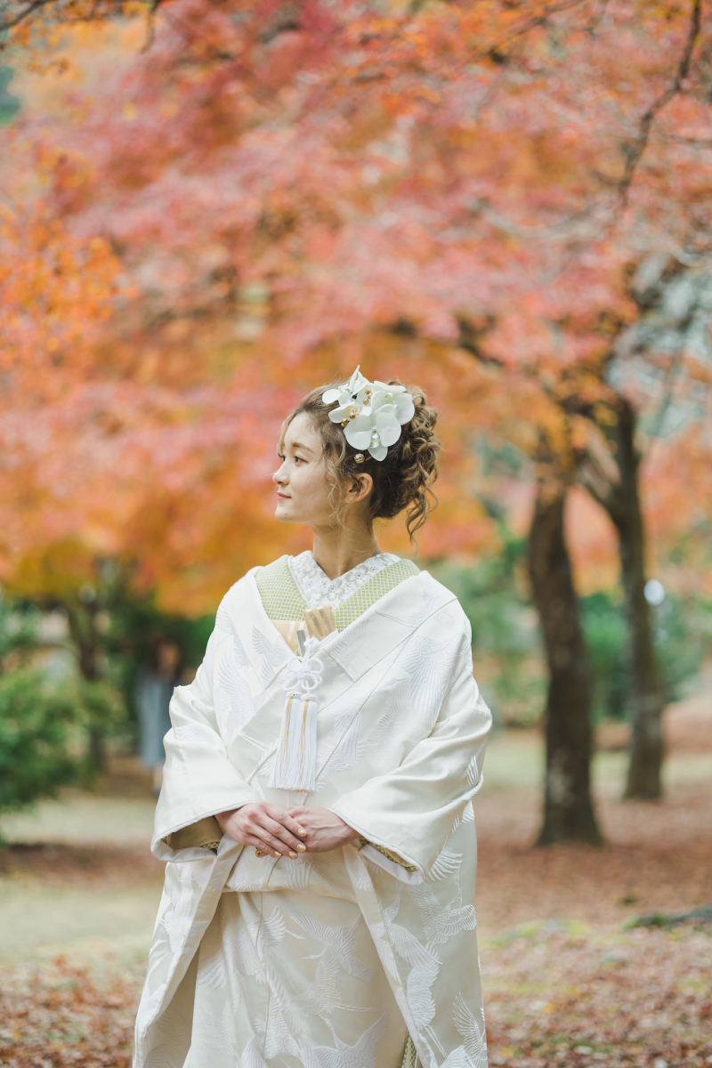 花嫁のソロショット