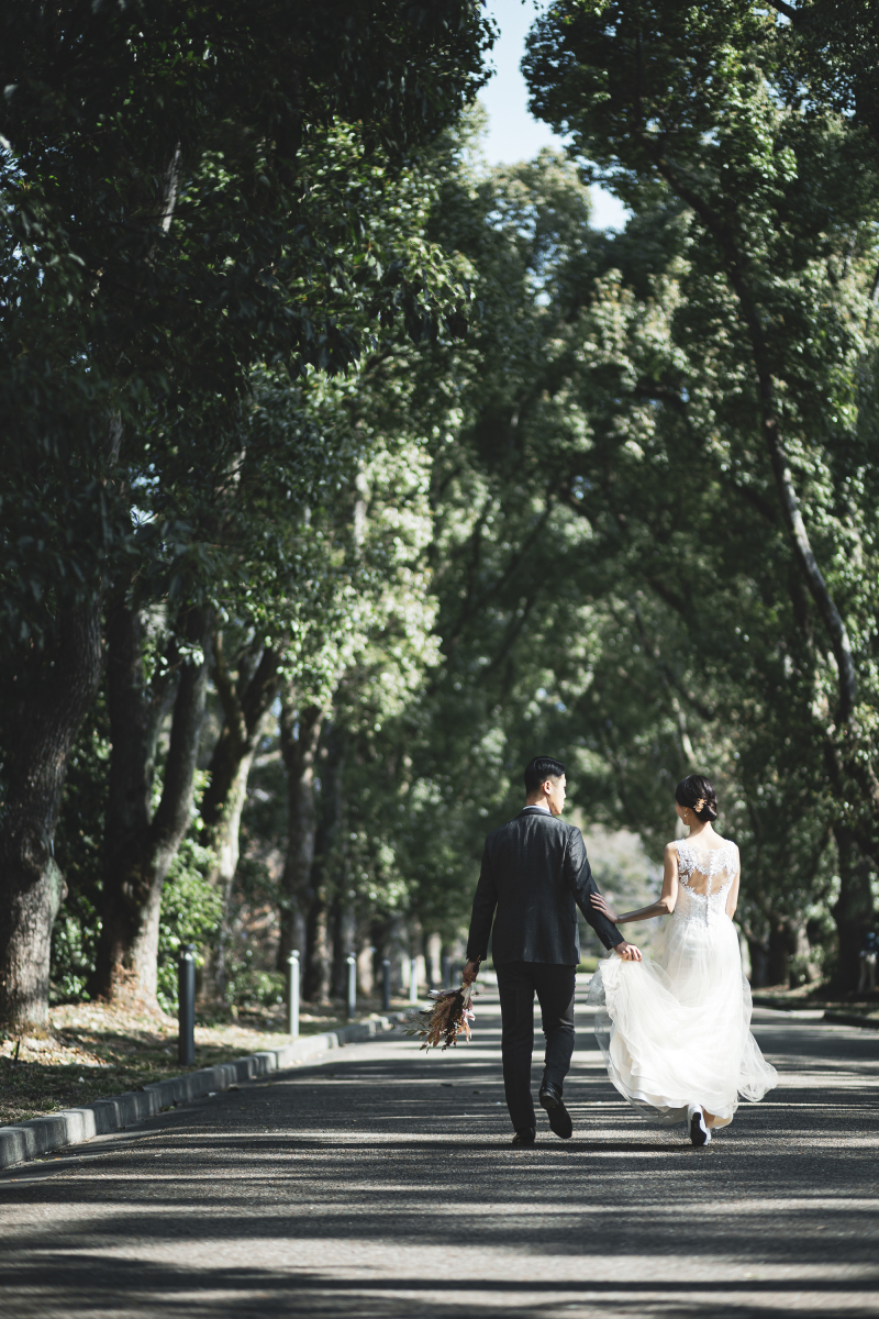 後ろ姿も忘れず