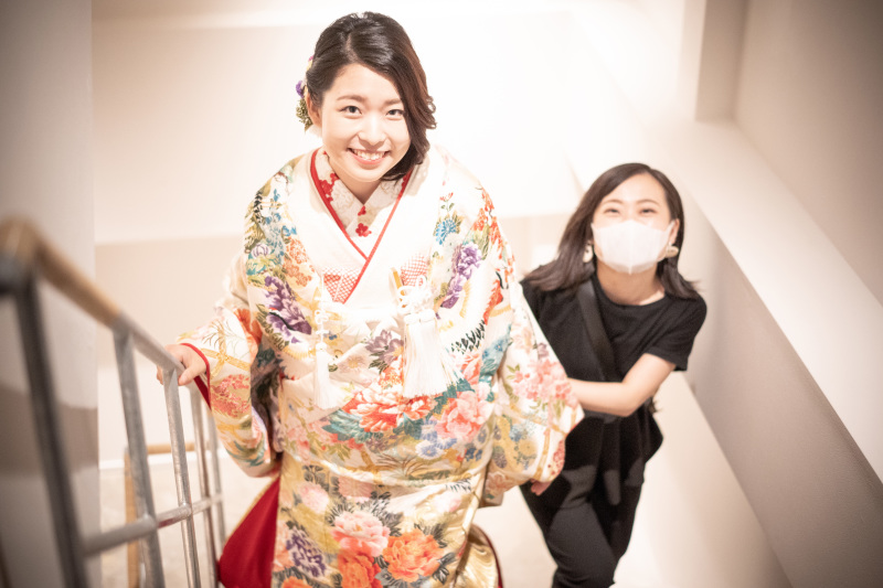 新婦様仕上がりました！