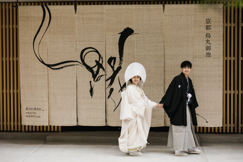 定番の暖簾ショット