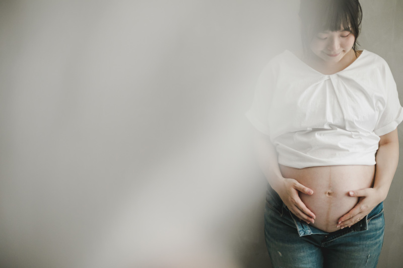 もうすぐママへ。