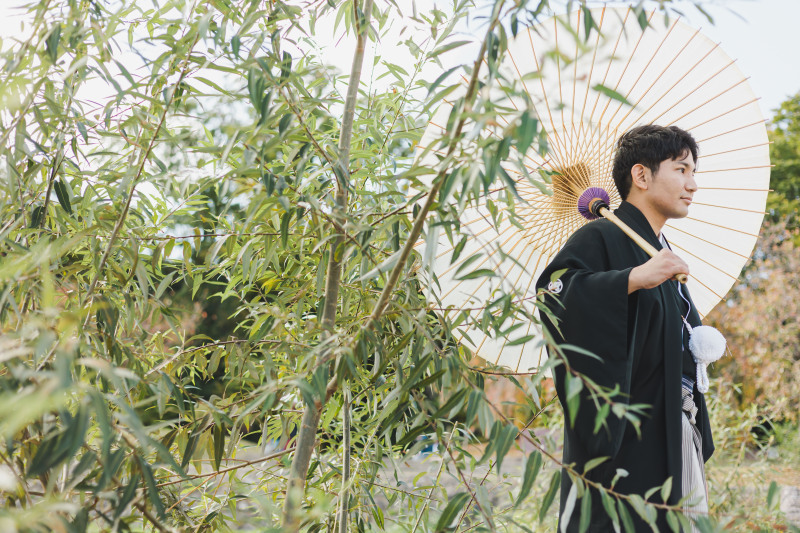 ソロショット新郎