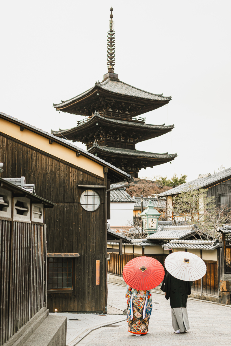 定番の八坂の塔