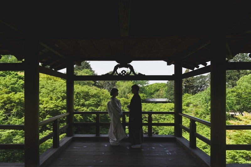 新緑豊かな東福寺