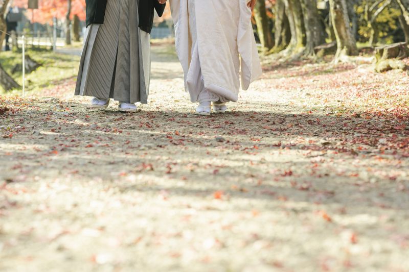 足元だけの雰囲気ショットも