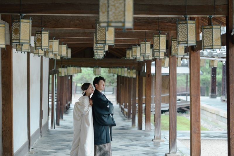 景色を眺めながら。