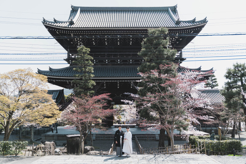 後半は白無垢にお着替えをして