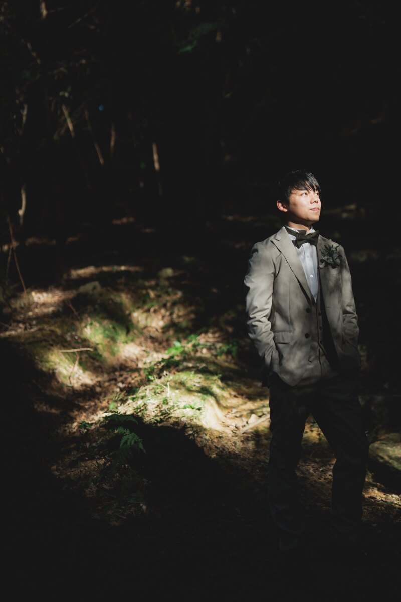 ご新郎様のソロショット