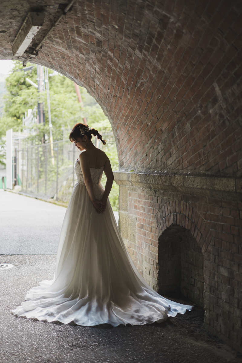 ドレスでインクラインへ