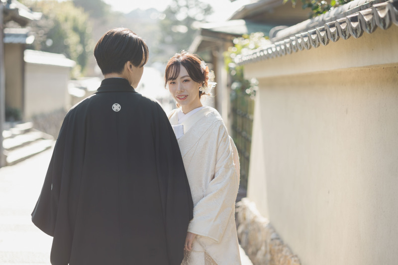 新郎の背中も大事