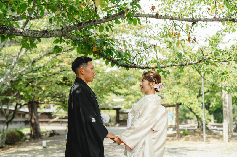 格式のある「旧嵯峨御所」で撮影できる