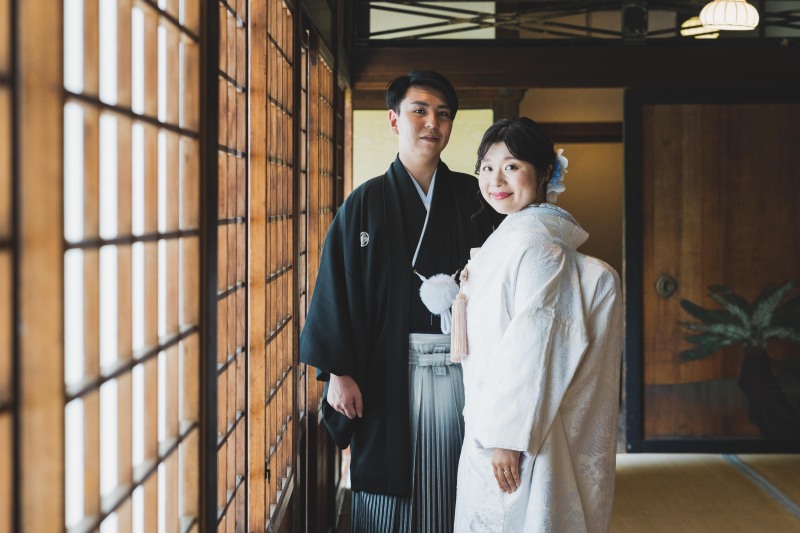 お寺の中に入って撮影