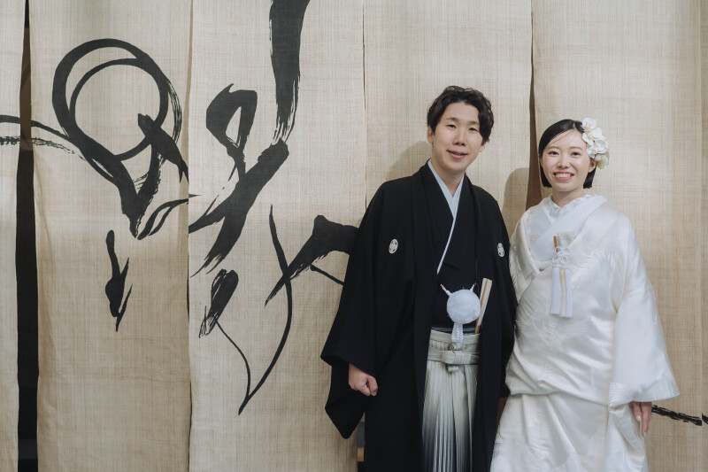 ENISHIオリジナル暖簾前