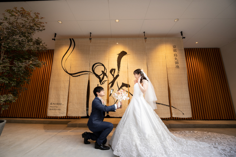 花束のプロポーズを