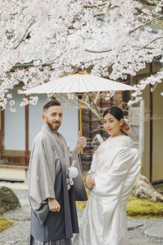 ENISHI PHOTO WEDDING_【桜ロケーション】