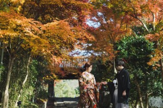 ENISHI PHOTO WEDDING_【紅葉ロケーション】