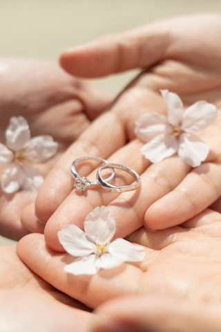 ENISHI PHOTO WEDDING_【桜ロケーション】