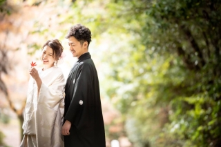 ENISHI PHOTO WEDDING_【紅葉ロケーション】