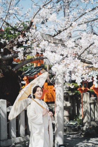 ENISHI PHOTO WEDDING_【桜ロケーション】