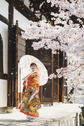 ENISHI PHOTO WEDDING_【桜ロケーション】