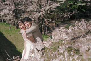 ENISHI PHOTO WEDDING_【桜ロケーション】