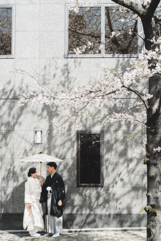 ENISHI PHOTO WEDDING_【桜ロケーション】