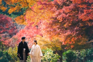 ENISHI PHOTO WEDDING_【紅葉ロケーション】