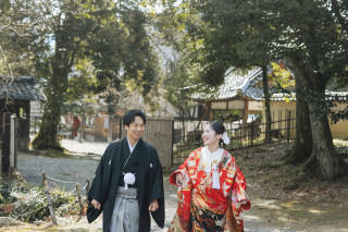 ENISHI PHOTO WEDDING_大覚寺