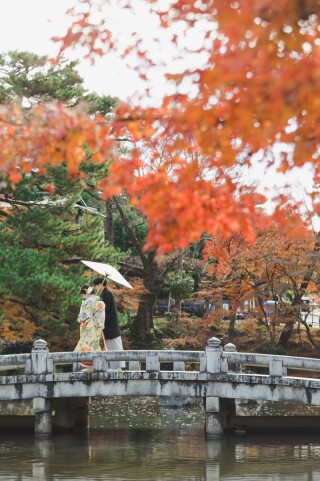 ENISHI PHOTO WEDDING_【紅葉ロケーション】