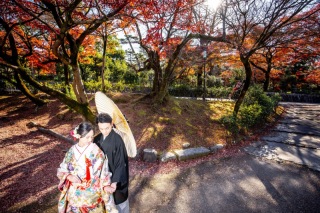 ENISHI PHOTO WEDDING_【紅葉ロケーション】