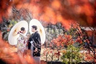 ENISHI PHOTO WEDDING_【紅葉ロケーション】