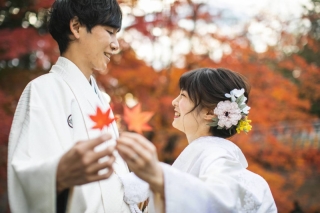 ENISHI PHOTO WEDDING_【紅葉ロケーション】