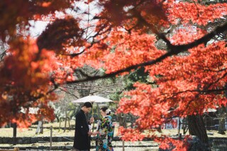 ENISHI PHOTO WEDDING_【紅葉ロケーション】