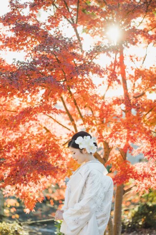 ENISHI PHOTO WEDDING_【紅葉ロケーション】