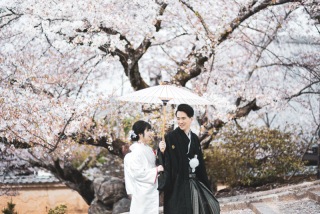 ENISHI PHOTO WEDDING_【桜ロケーション】