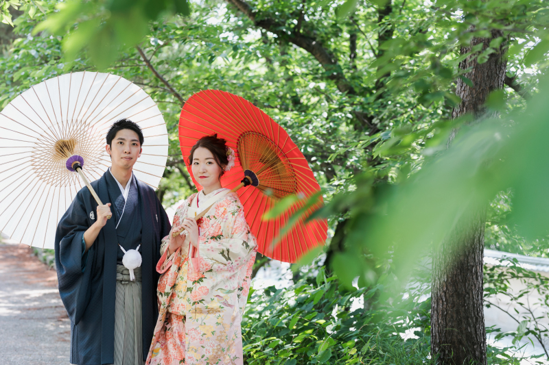 【東山】京都街並みでののロケーション撮影１着［色打掛or白無垢］データ150カット付き