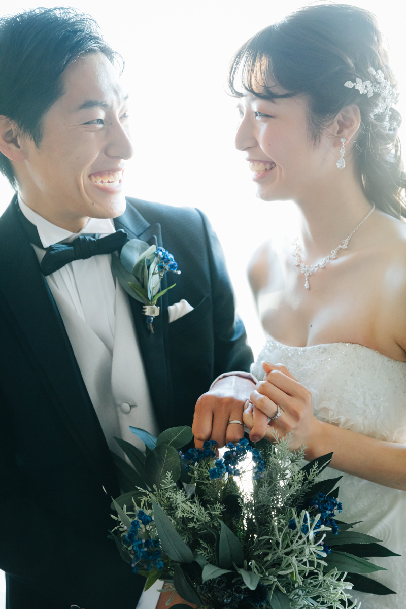 お二人らしい最高の笑顔です。