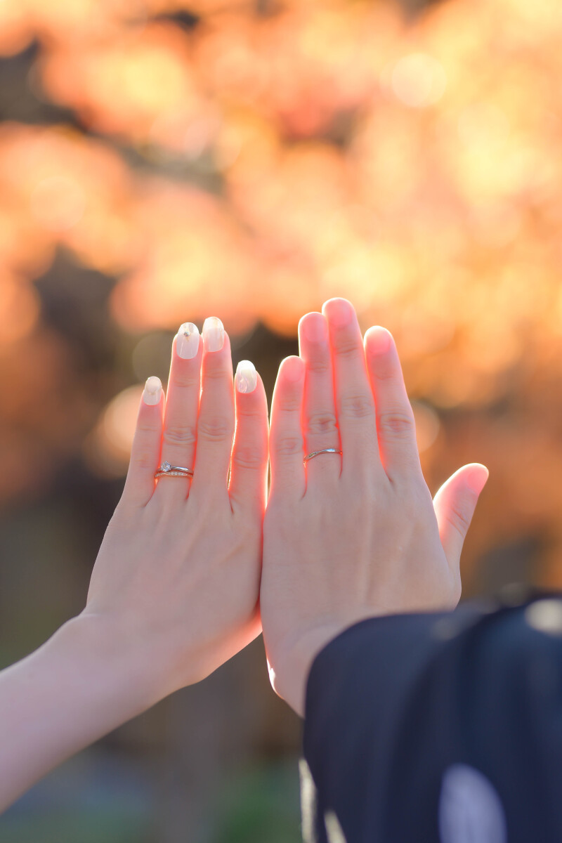 きらりと光るお二人の絆