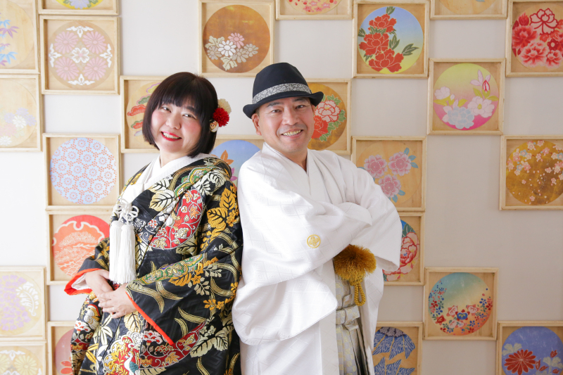 お二人らしいコーディネートで◆和装スタジオ