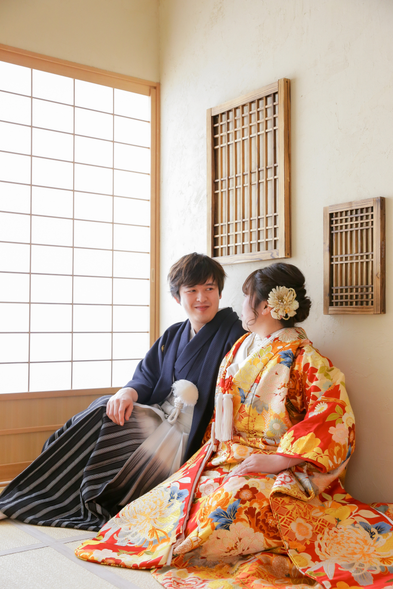 和室のお部屋で...