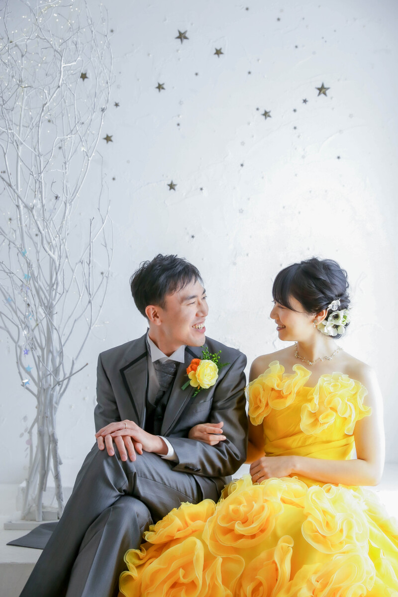 見つめ合うお二人...